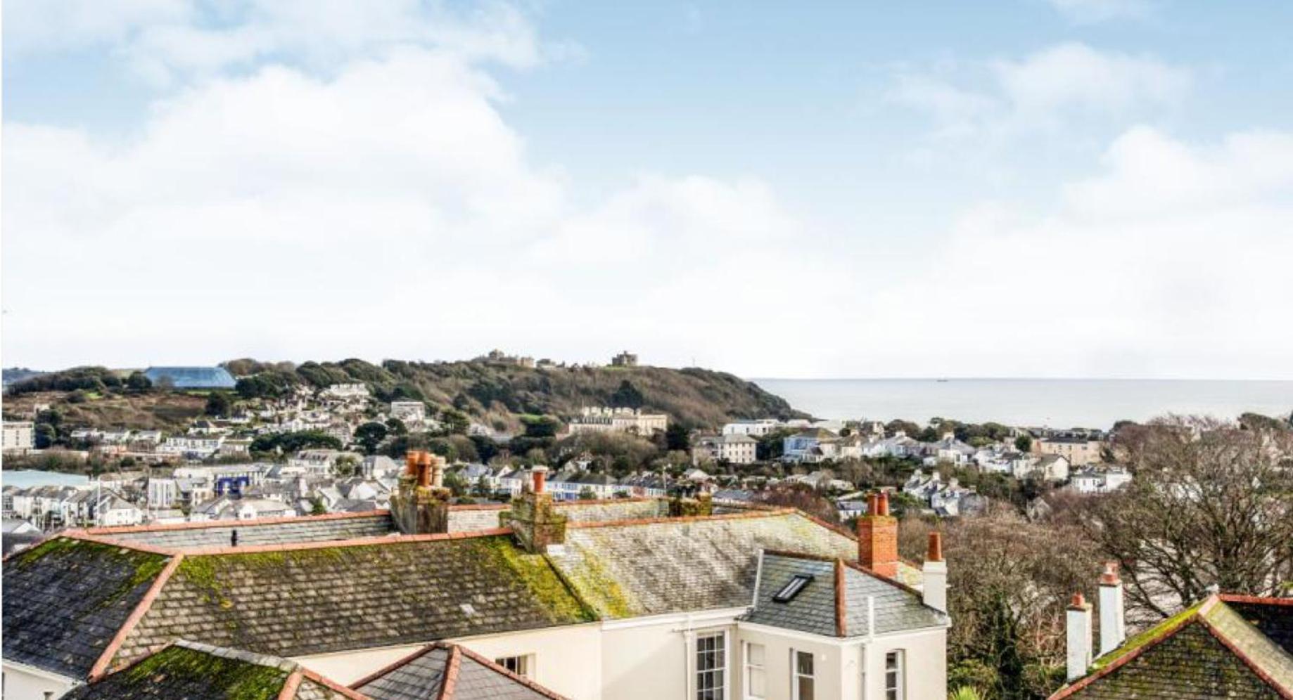 Falmouth Townhouse With Panoramic Sea View Terrace المظهر الخارجي الصورة